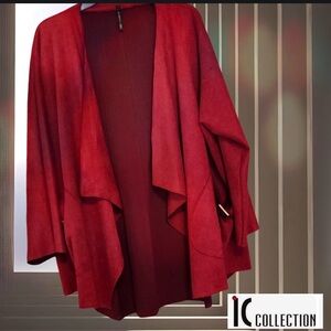 IC Collection by Connie K Women's Red Jacket